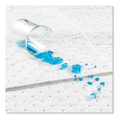 Image of HOSPECO® OSMABCPW Taskbrand Industrial Oil Only Sorbent Pad, 0.17 Gal, 15 X 18, 100/carton