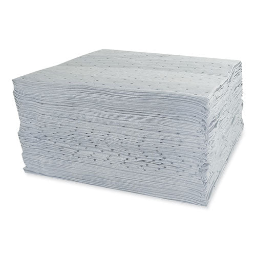 Image of HOSPECO® AS-MAB-PGV Taskbrand All Sorb Industrial Sorbent Pad, 0.22 Gal, 15 X 18, 100/pack