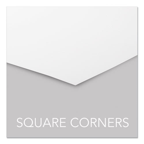 Image of GBC® 2514499P Design View Poly Presentation Covers for Binding Systems, Plastic, Square Corners, 11 x 8.5, Frost, 25/Pack