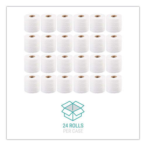 Image of Windsoft® 413476 Bath Tissue, Individually Wrapped Rolls, Septic Safe, 2-Ply, White, 400 Sheets/Roll, 24 Rolls/Carton