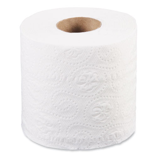 Image of Windsoft® 413476 Bath Tissue, Individually Wrapped Rolls, Septic Safe, 2-Ply, White, 400 Sheets/Roll, 24 Rolls/Carton