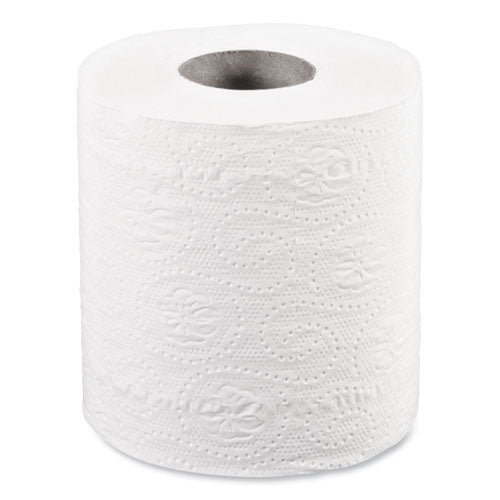 Image of Windsoft® WIN2405 Bath Tissue, Individually Wrapped Rolls, Septic Safe, 2-Ply, White, 500 Sheets/Roll, 48 Rolls/Carton