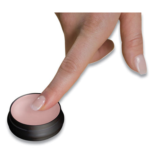 Image of LEE Papercreme Fingertip Moistener, 0.38 oz, Coral, 3/Pack