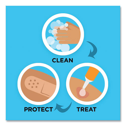 Image of BAND-AID® 4444 Flexible Fabric Adhesive Bandages, 1 X 3, 100/box