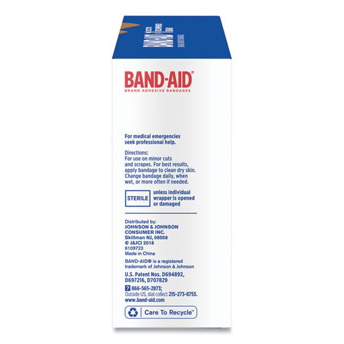 Image of BAND-AID® 11507800 Flexible Fabric Adhesive Bandages, Assorted, 100/box