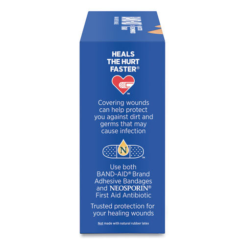 Image of BAND-AID® 11507800 Flexible Fabric Adhesive Bandages, Assorted, 100/box