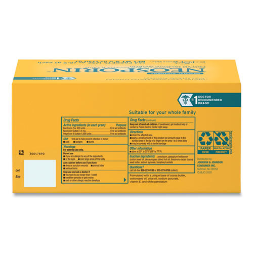 Image of Neosporin® 510425700 Antibiotic Ointment, 0.03 Oz Packet, 144/box