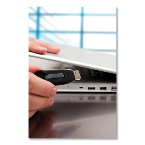 Image of Verbatim® 49168 Store 'n' Go V3 Usb 3.0 Drive, 256 Gb, Black/gray