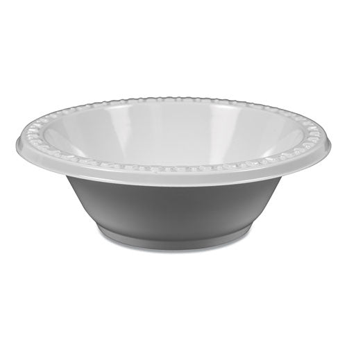 Image of Tablemate® 5244WH Plastic Dinnerware, Bowl, 5 oz, White, 125/Pack