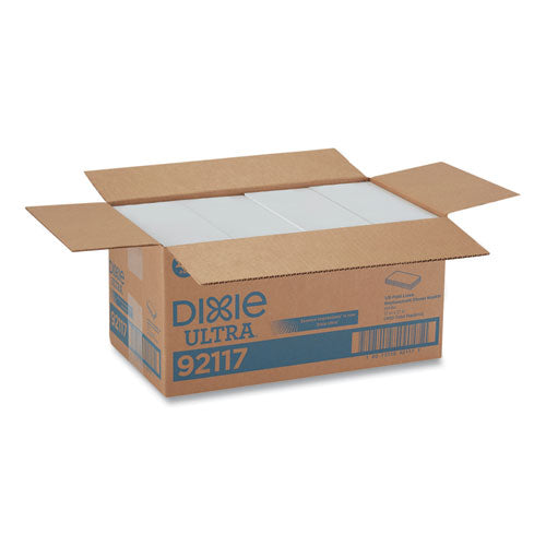 Image of Dixie® Ultra® 92117 1/8-Fold Linen-Replacement Dinner Napkins, 2-Ply, 17 x 17, White