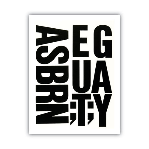 Image of Chartpak® 01175 Press-On Vinyl Self-Adhesive Uppercase Letters, 4" Tall, Black Characters, 58/Pack