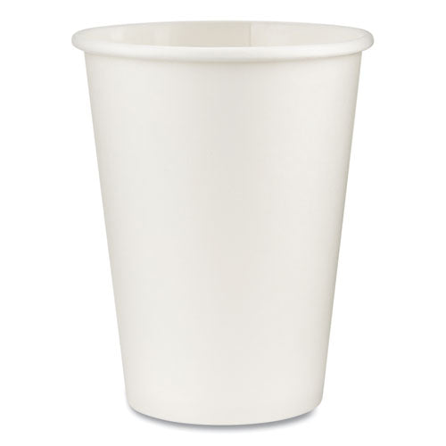 Image of Dixie® 2342W Paper Hot Cups, 12 Oz, White, 50/sleeve, 20 Sleeves/carton