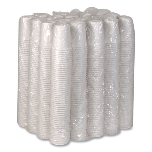 Image of Dixie® 2340W Paper Hot Cups, 10 Oz, White, 50/sleeve, 20 Sleeves/carton