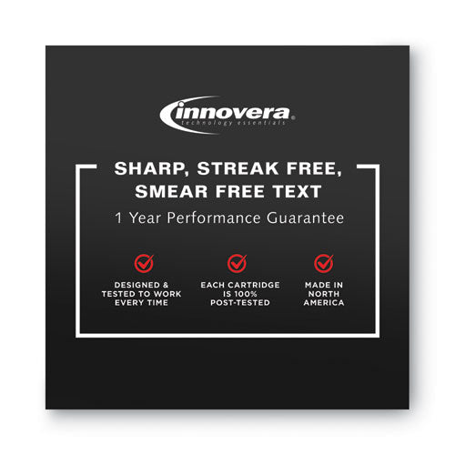Image of Innovera® IVRF6T84AN Remanufactured Black High-Yield Ink, Replacement for 972XL (F6T84AN), 10,000 Page-Yield