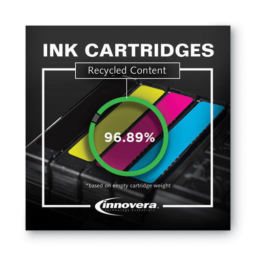 Image of Innovera® IVRF6T84AN Remanufactured Black High-Yield Ink, Replacement for 972XL (F6T84AN), 10,000 Page-Yield