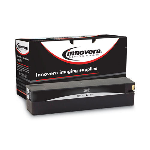 Image of Innovera® IVRF6T84AN Remanufactured Black High-Yield Ink, Replacement for 972XL (F6T84AN), 10,000 Page-Yield