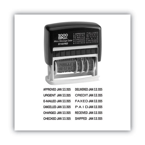 Image of COSCO 2000PLUS® 011090 Micro Message Dater, Self-Inking
