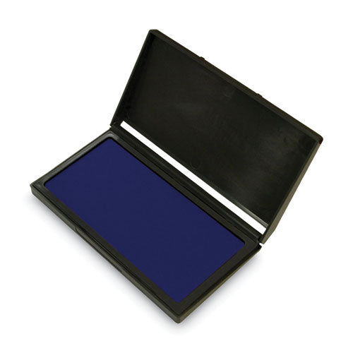 Image of COSCO COS030258 Microgel Stamp Pad for 2000 PLUS, 6.17" x 3.13", Blue
