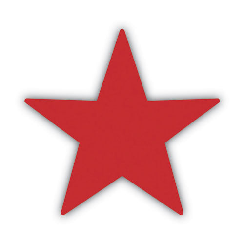 Image of ACCUSTAMP® 030726 Pre-Inked Round Stamp with Microban, Star, 0.63" dia, Red