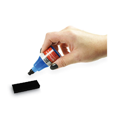 Image of COSCO 2000PLUS® 032961 Self-Inking Refill Ink, 0.9 oz. Bottle, Blue