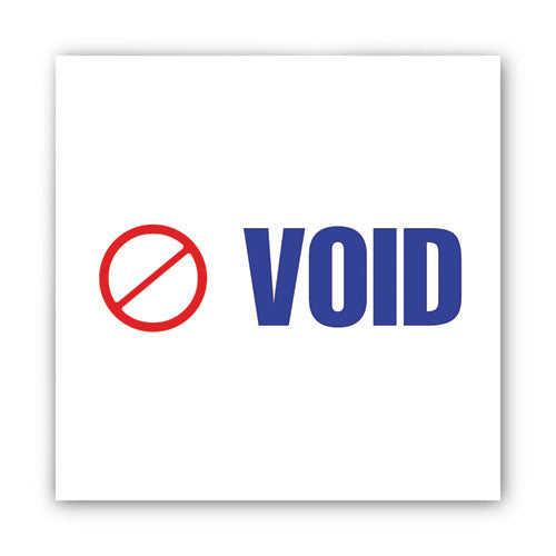 Image of ACCUSTAMP2® 035539 Pre-Inked Shutter Stamp, Red/Blue, VOID, 1.63 x 0.5