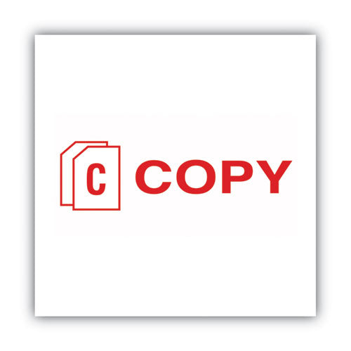 Image of ACCUSTAMP2Â® Pre-Inked Shutter Stamp, Red, COPY, 1.63 x 0.5