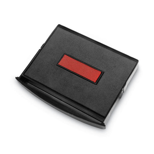 Image of COSCO 061961 Replacement Ink Pad For 2000 Plus Two-Color Word Daters, Blue/red