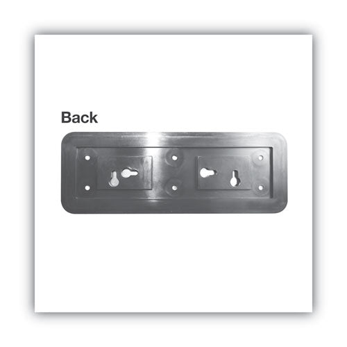 Image of COSCO Brushed Metal Office Sign, Employees Only, 9 X 3, Silver