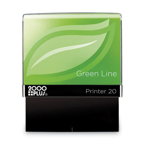 Image of COSCO 2000PLUS® 098372 Green Line Message Stamp, Received, 1.5 x 0.56, Red
