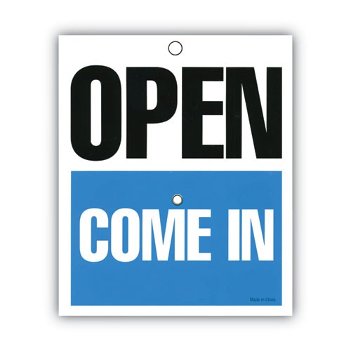 Image of COSCO 098010 Will Return Later Sign, 5 x 6, Blue