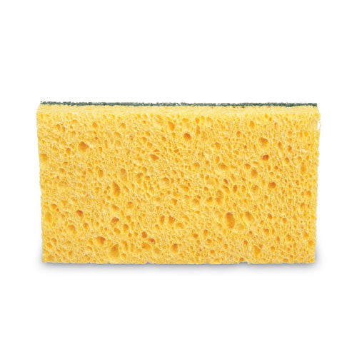 Image of 3M 74N Niagara Medium Duty Scrubbing Sponge 74n, 3.6 X 6, 1" Thick, Yellow/green, 20/carton
