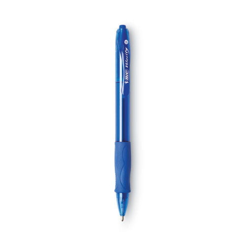 Image of BIC® VLGB361-BLU GLIDE Bold Ballpoint Pen Value Pack, Retractable, Bold 1.6 mm, Blue Ink, Translucent Blue Barrel, 36/Pack
