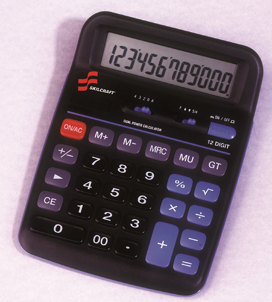 Image of SKILCRAFT® 12-Digit Calculator