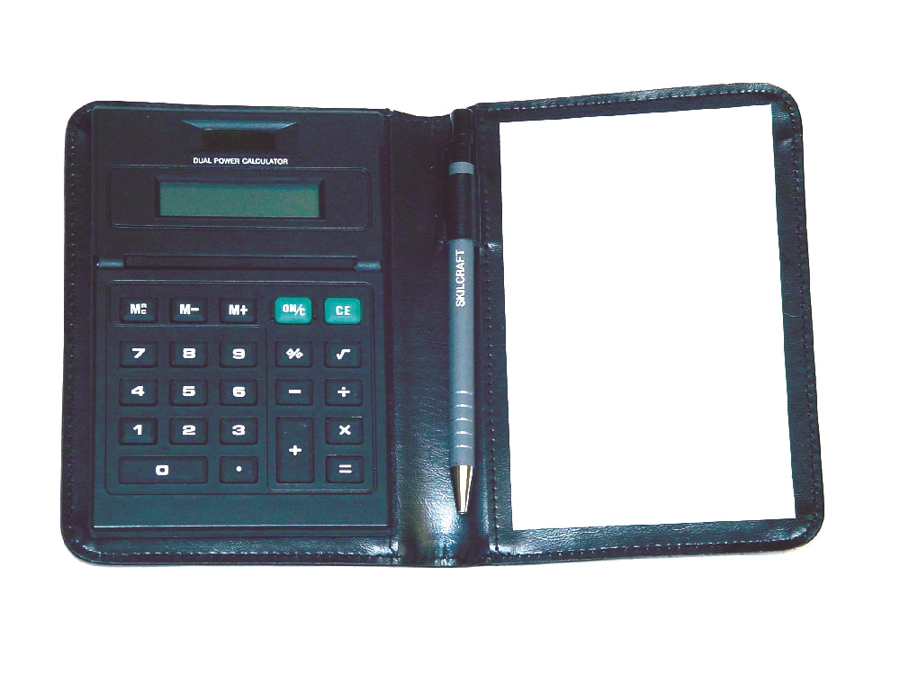 Image of SKILCRAFT® Portfolio with Calculator, Palm-Size