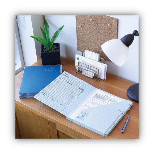 Image of Smead 89200 10-Pocket Project Organizer with Indexed Tabs (1-10), 10 Sections, Unpunched, 1/3-Cut Tabs, Letter Size, Lake Blue/Navy Blue