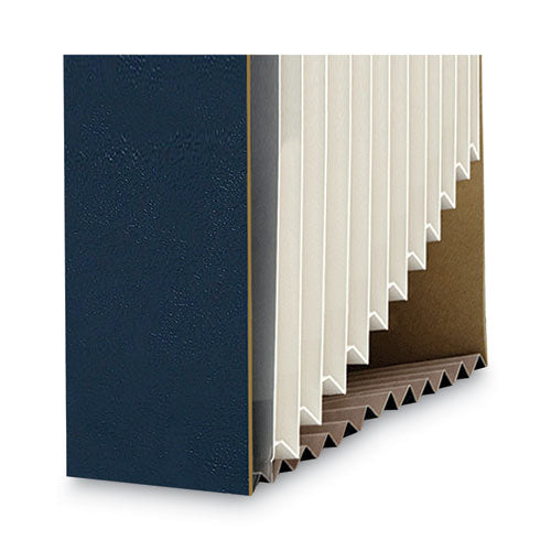 Image of Smead 70211 Stadium File, 12 Sections, 1/12-Cut Tabs, Letter Size, Navy