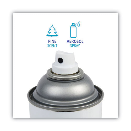 Image of BoardwalkÂ® Dust Mop Treatment, Pine Scent, 17 oz Aerosol Spray, 12/Carton