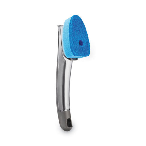 Image of Scotch-Brite 451U-4 Advanced Soap Control Non-Scratch Dishwand, 4 X 11.25, Blue