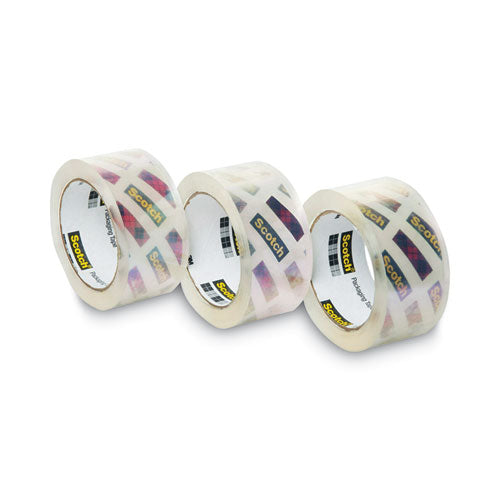 Image of Scotch® 39503 Box Lock Shipping Packaging Tape, 3" Core, 1.88" X 54.6 Yds, Clear, 3/pack