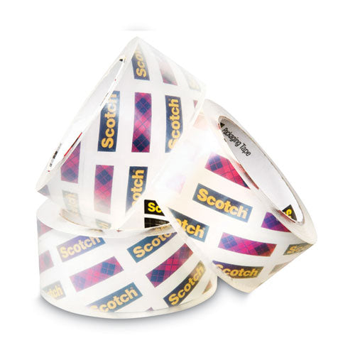 Image of Scotch® 39503 Box Lock Shipping Packaging Tape, 3" Core, 1.88" X 54.6 Yds, Clear, 3/pack