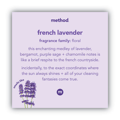 Image of Method® MTH00031 Gel Hand Wash, French Lavender Scent, 12 oz, 6/Carton