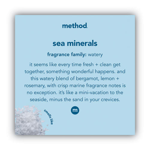 Image of Method® MTH00365 Foaming Hand Wash, Sea Minerals Scent, 10 oz, 6/Carton
