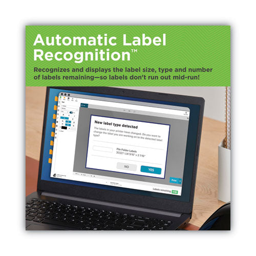 Image of DYMO® 2112553 Labelwriter 550 Turbo Series Label Printer, 90 Labels/min Print Speed, 5.34 X 7.38 X 8.5