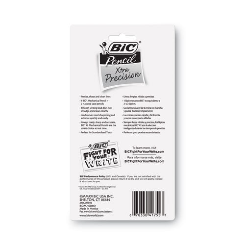 Image of BIC® MPLMFP241 Xtra-Precision Mechanical Pencil Value Pack, 0.5 mm, HB (#2), Black Lead, Assorted Barrel Colors, 24/Pack