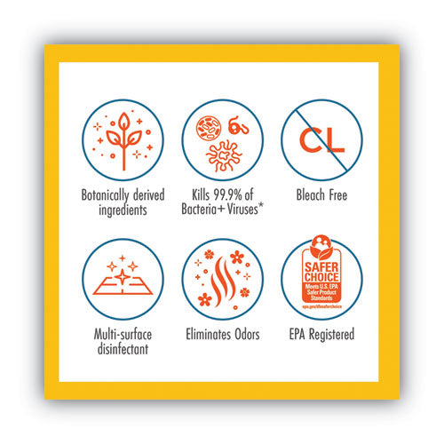 Image of Seventh Generation® 22810 Botanical Disinfecting Multi-Surface Cleaner, 26 Oz Spray Bottle