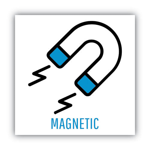 Image of MasterVision® MX04331608 Designer Fabric Bulletin Board, Combo Magnetic Dry Erase/Bulletin, 24" x 18", Multicolor/Gray Surface, Gray Fiberboard Frame