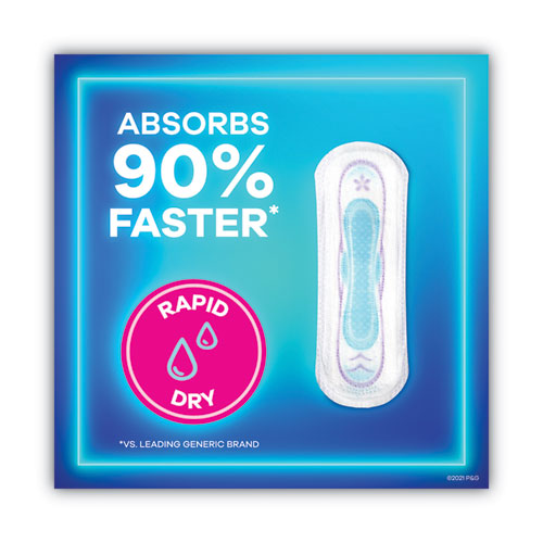 Image of Always® 59874PK Ultra Thin Pads, Size 2, Super Long, Super Absorbency, 40/Pack