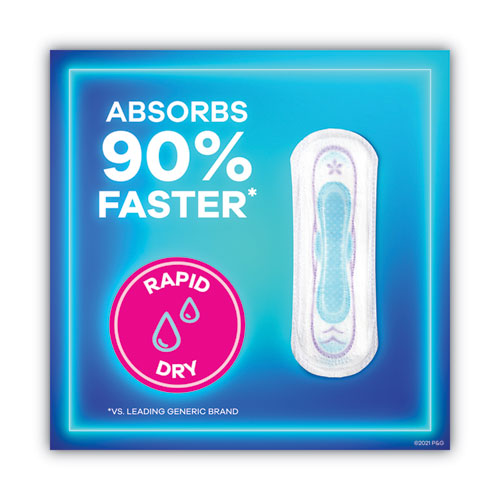Image of Always® 59874 Ultra Thin Pads, Size 2, Super Long, Super Absorbency, 40/Pack, 6 Packs/Carton