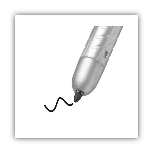 Image of BIC® PMR11-BK Intensity Retractable Permanent Marker, Fine Bullet Tip, Black, Dozen