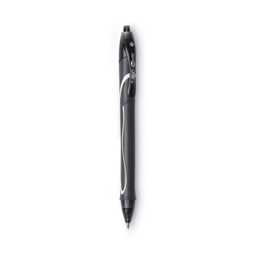 Image of BIC® RGLCG11AST Gel-ocity Quick Dry Gel Pen, Retractable, Fine 0.7mm, Assorted Ink and Barrel Colors, Dozen